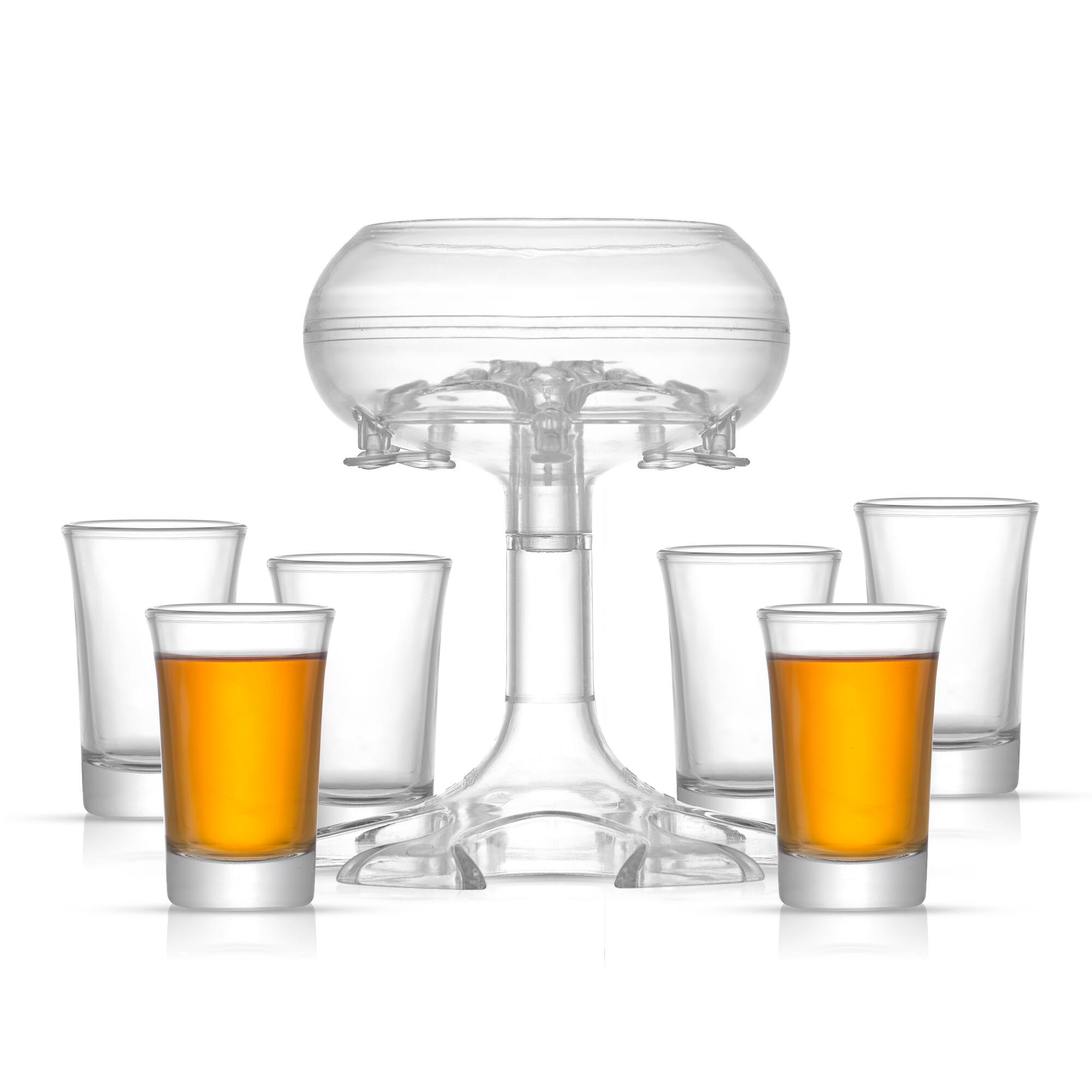 JoyJolt® Drink Dispenser & Shot Glass Set